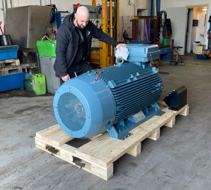 PRONOR har solgt en ny 500 kW ATEX motor til en Biogas kunde